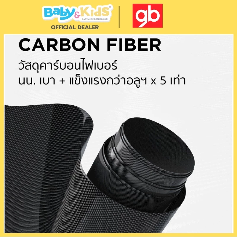 GB FYN Plus (ฟินพลัส) รถเข็นเด็ก - 4 ปี (รองรับน้ำหนักได้ 22 Kg.) Black