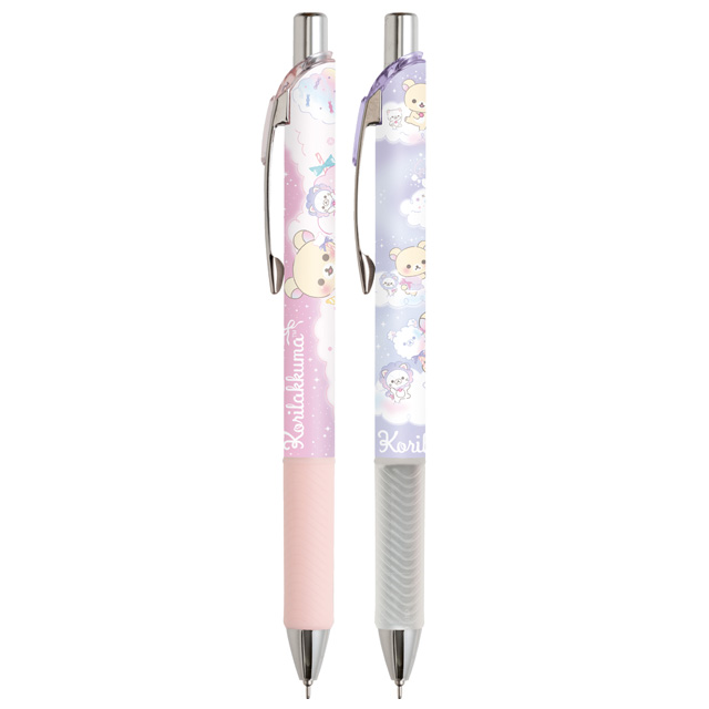 ปากกา Pentel Energel ลาย Rilakkuma Sky Curling Cotton Candy หัว 0.5 หมึกสีดำ มี 2 แบบให้เลือก