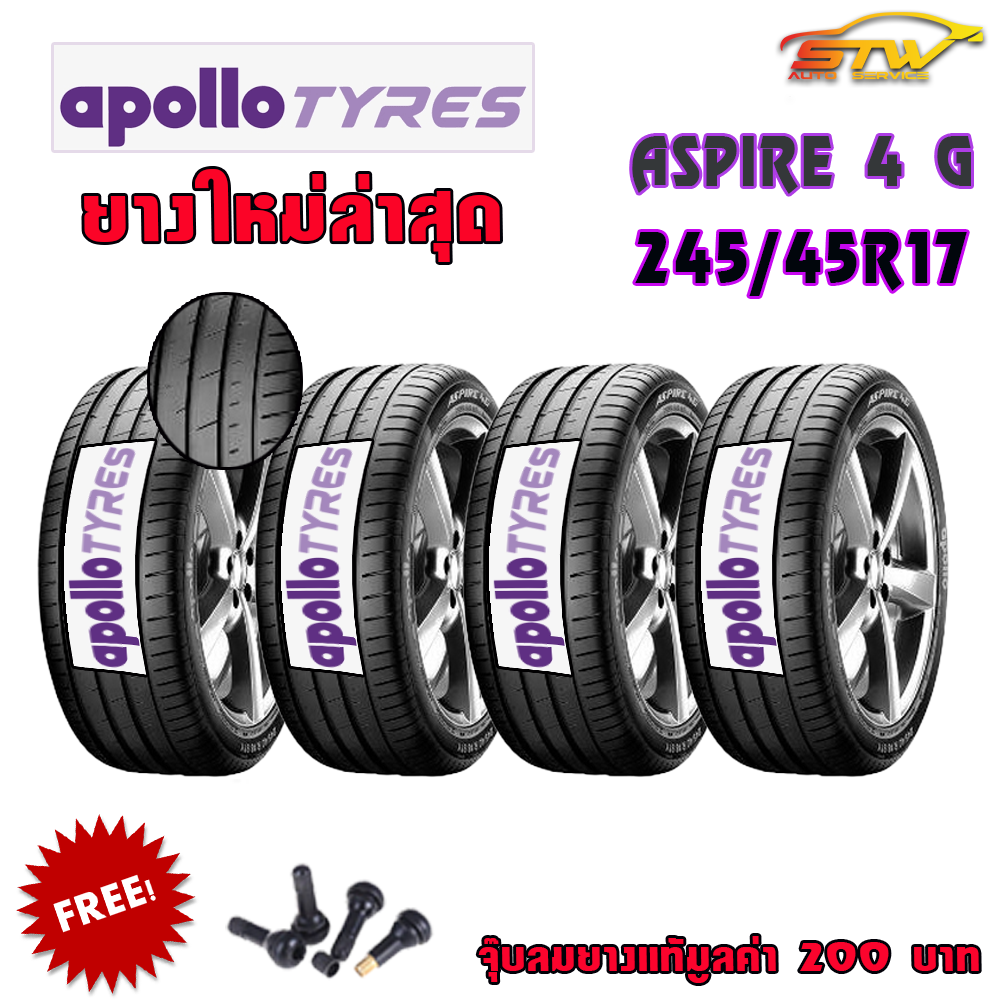 ยาง APOLLO ASPIRE 4G 245/45R17