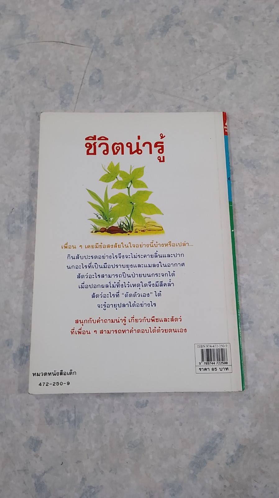 ชีวิตน่ารู้ ชุดฝึกสังเกต ทดลอง ค้นคว้า หาคำตอบ