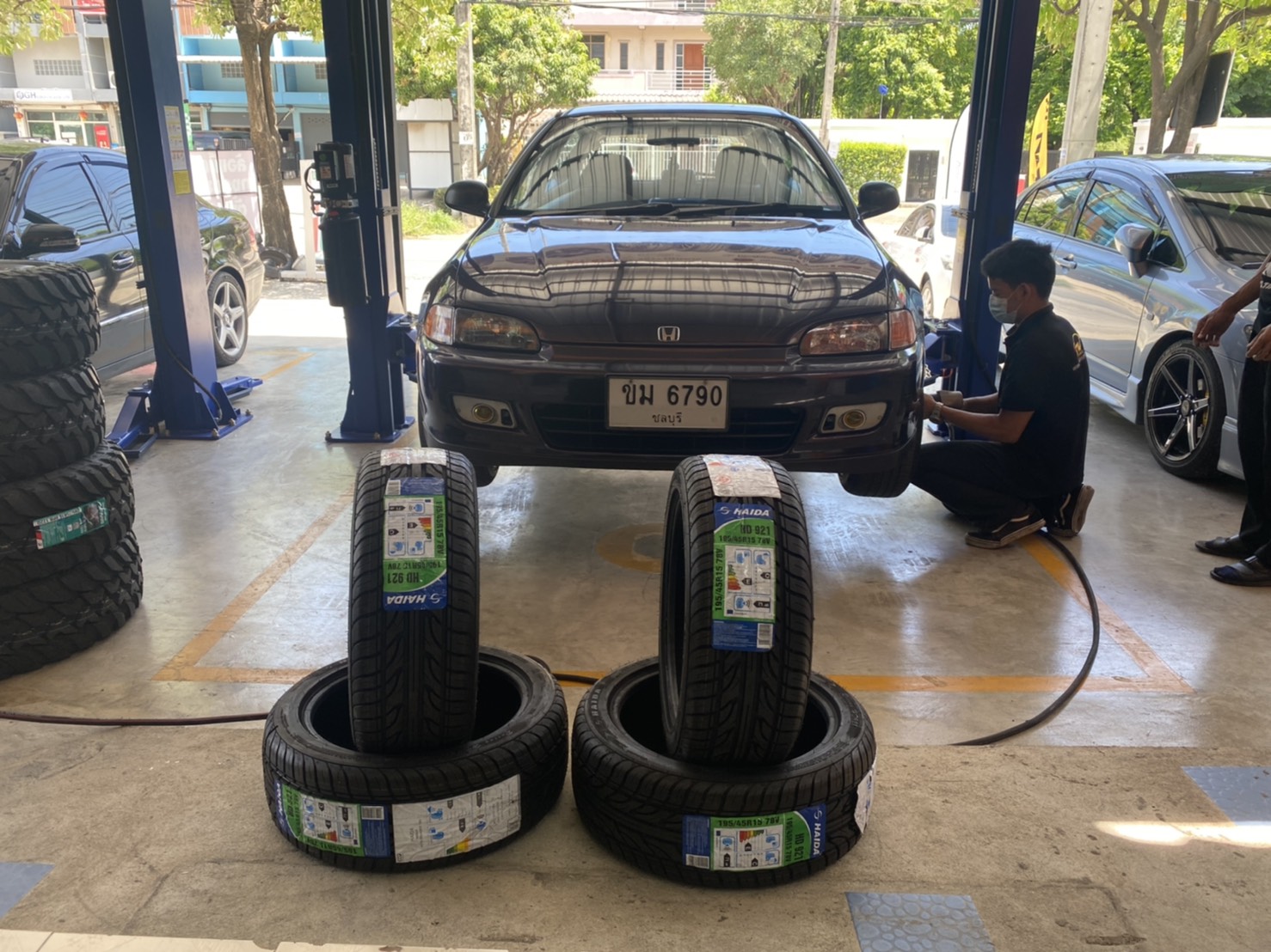 ยางใหม่ HAIDA HD921 195/45R15