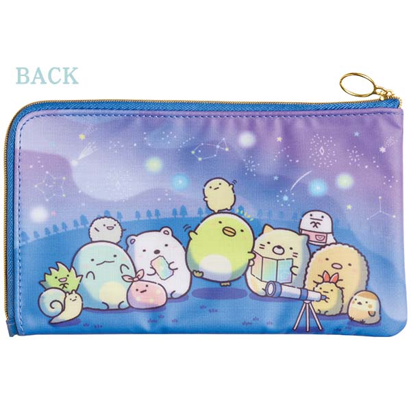 กระเป๋าใส่หน้ากากอนามัย San-X Mask Pouch ลาย Sumikko Gurashi Hoshizora Sampo ใส่ของเล็กน้อยได้ ด้านในมีผ้าที่ทำจากวัสดุช่วยป้องกันแบคทีเรีย ขนาด 12 x 20.5 x 5 ซม.