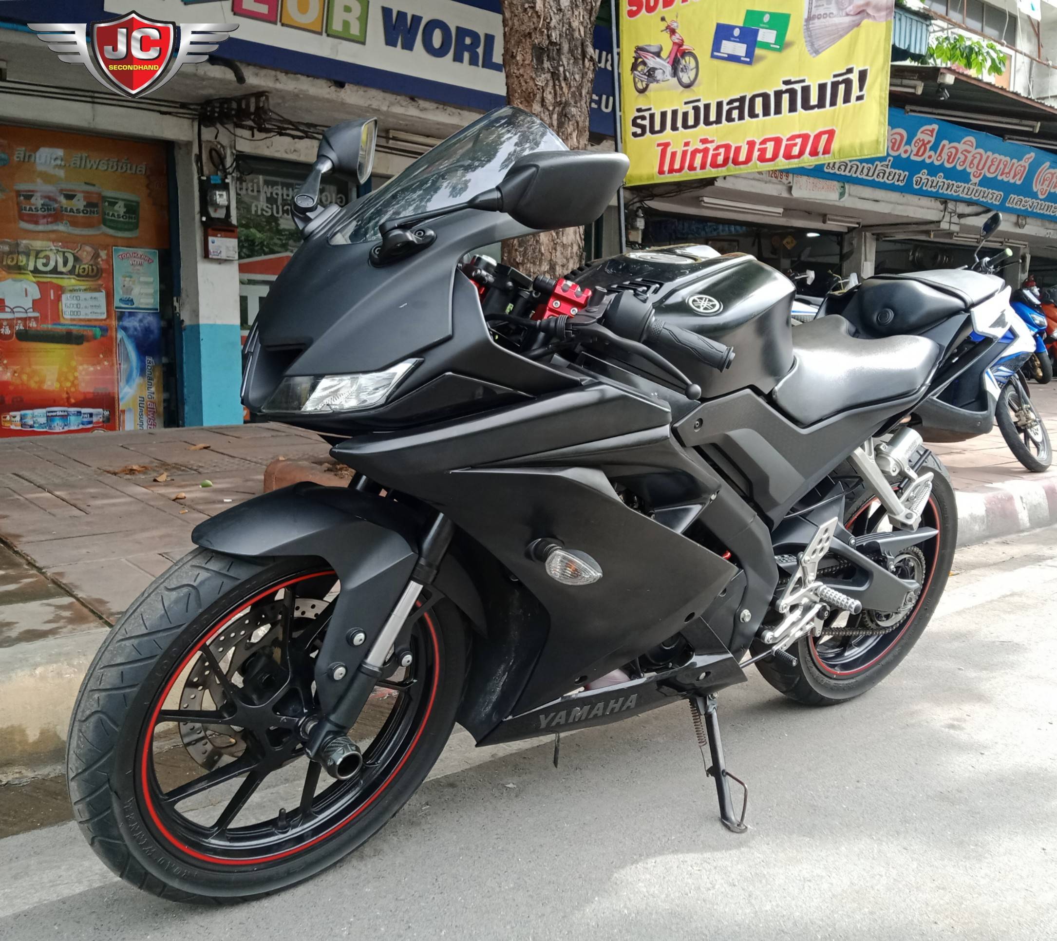 ฟรี 🌟 รถเทิร์นมาราคาเบาๆ New R-15 จดทะเบียนปี 61 รถมือเดียว เครื่องไม่แกะไมล์แท้หมื่นโล ร่องรอยตามสภาพ ของแต่งไม่บ้านนะบอกเลย
