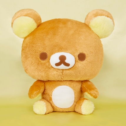 ตุ๊กตา Rilakkuma Big Face หน้าใหญ่ สีน้ำตาล ขนาด 45 x 40 ซม.