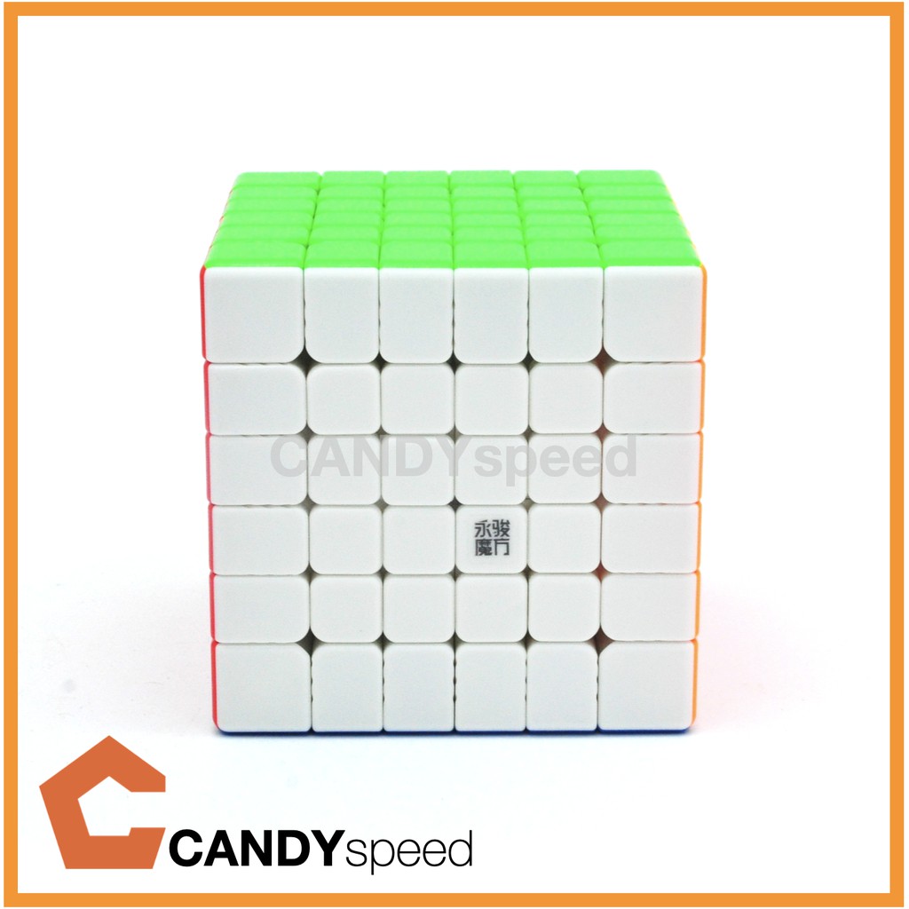 รูบิค 6x6 Rubik YJ YuShi V2 M 6x6 Stickerless มีแม่เหล็ก | By CANDYspeed