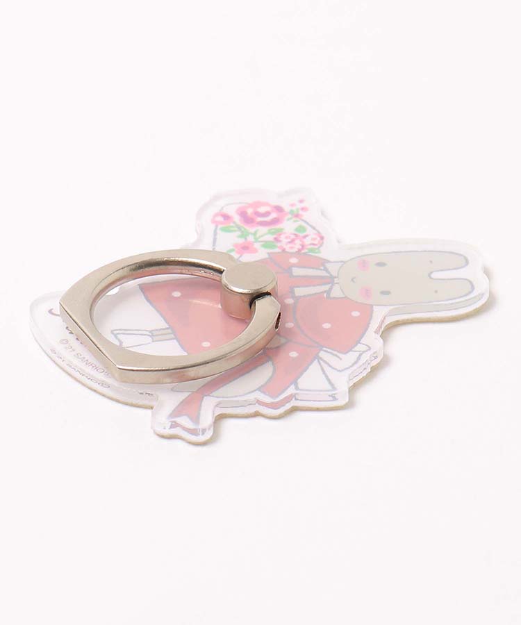 แหวนติดโทรศัพท์มือถือ Marron Cream x Bleu Bleuet (Limited) Retro Collection แบบสีแดง ขนาด 6 x 6 ซม. มีเฉพาะที่ร้าน Bleu Bleuet ที่ญี่ปุ่นเท่านั้น