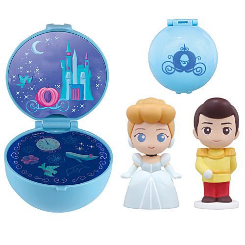 Disney Princess Capsule House Collection ขนาดตอนปิดแคปซูล 6 x 6 x 6 ซม. มี 3 แบบให้เลือก