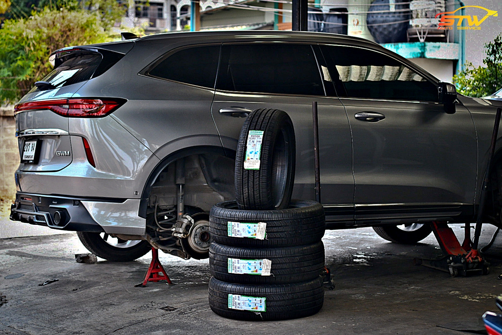 ยาง GOODRIDE CROSS LEGEND SU320 225/55R19 99V ติดตั้งใส่ HAVAL H6