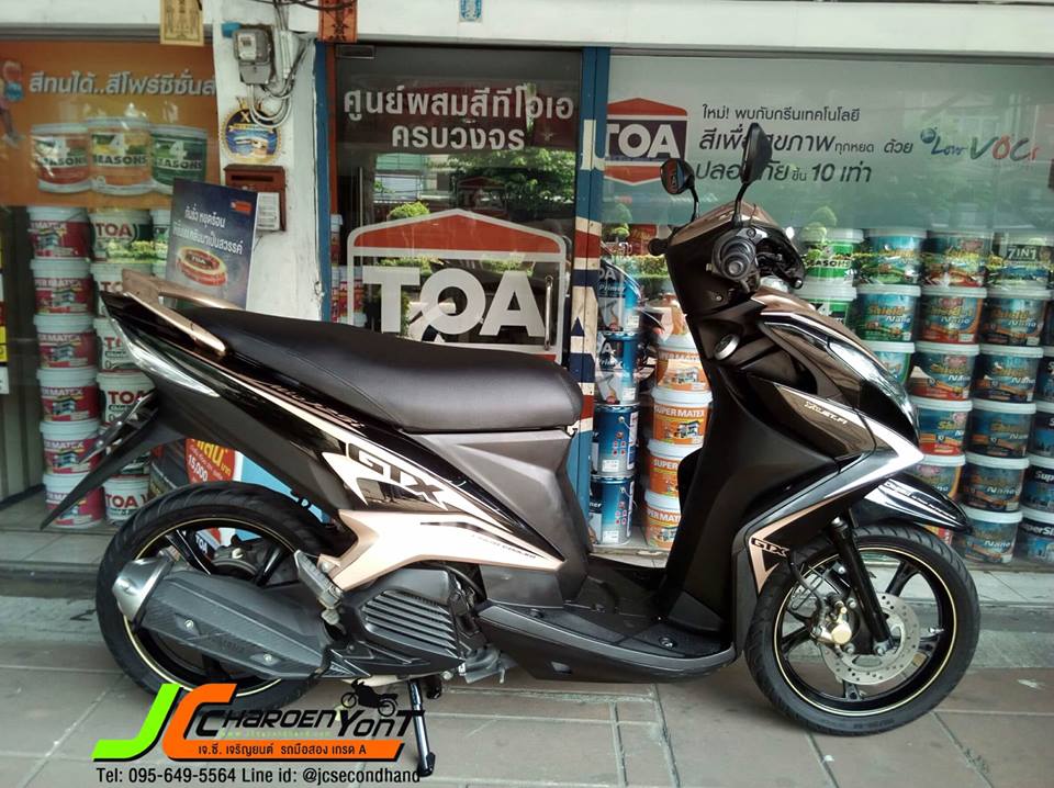 YAMAHA MIO 125I หัวฉีด รุ่น GTX กลางปี 57 โฉมสุดท้ายท้ายสุดเครื่องดีเดิมจัดๆ หัวฉีดประหยัดน้ำมันแน่นอน