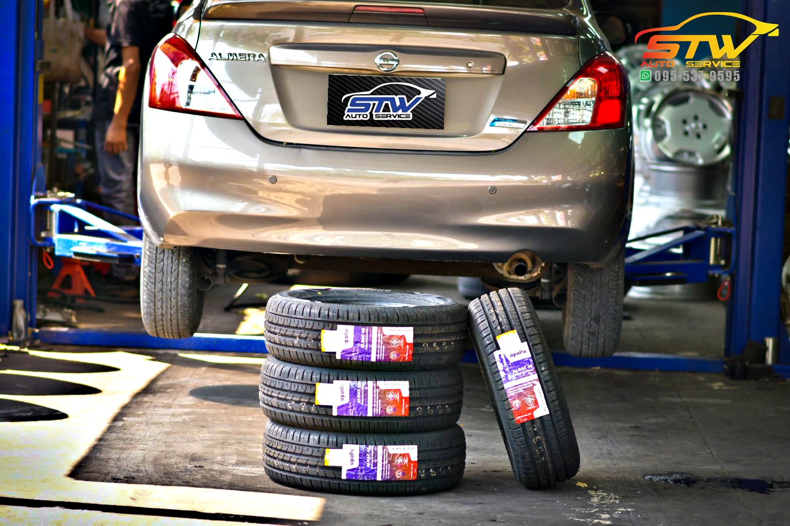 ยางใหม่ ราคาสุดคุ้ม Apollo Alnac 4G ขนาดยาง 185/65R14