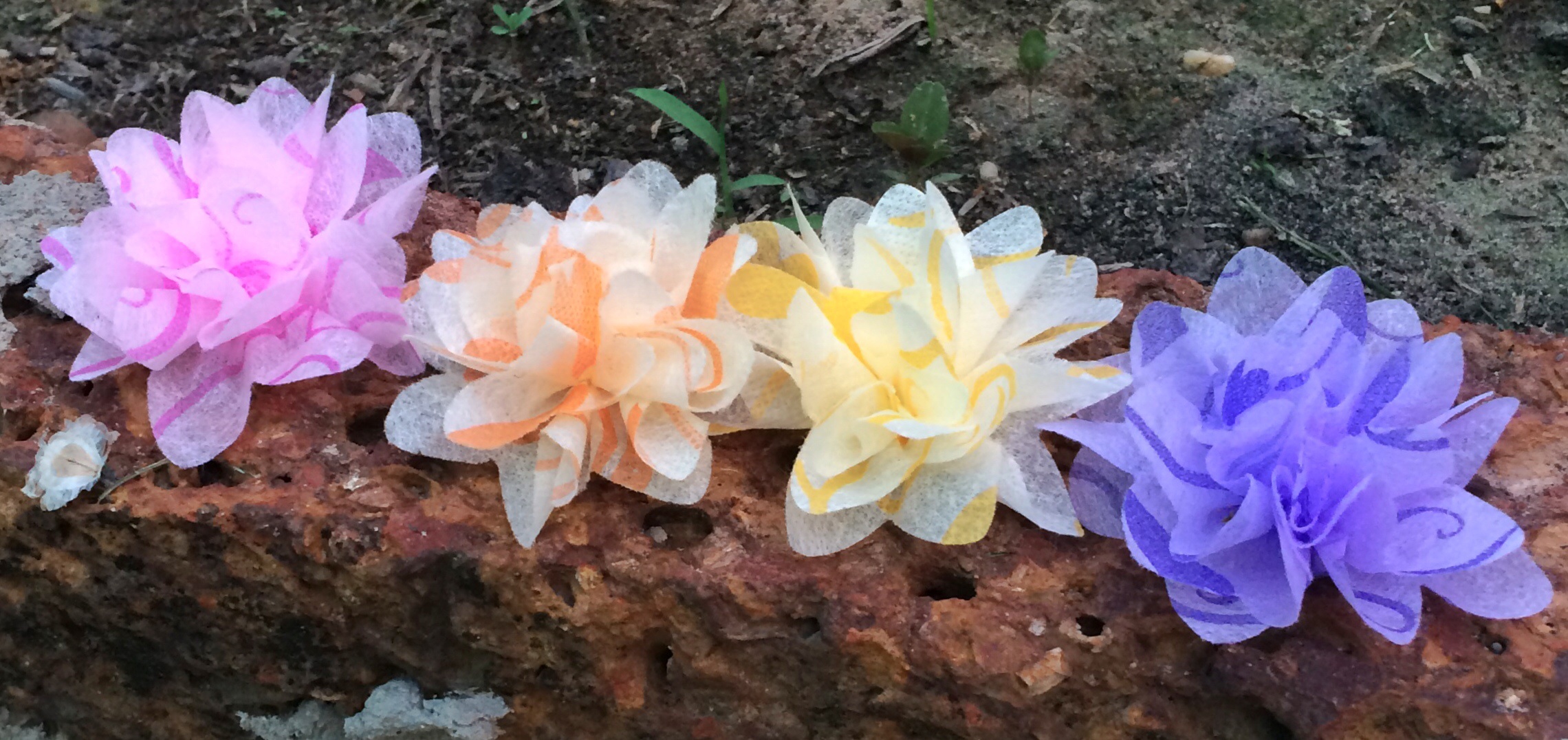 กระดาษสาห่อเหรียญ คละลาย ขอบแบบที่ 3