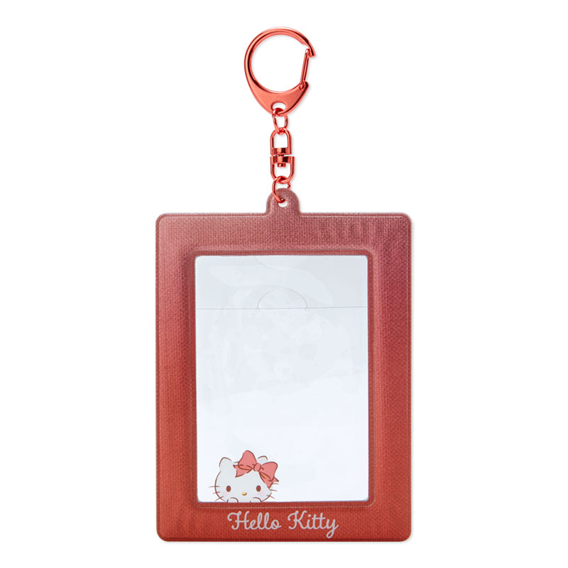 พวงกุญแจเฟรมการ์ด/โพลารอยด์/รูป/บัตร แบบขอบวิ้ง ของแท้จาก Sanrio Japan สายติ่ง สายไอดอล ต้องมี ! ขนาด 9.1 x 0.3 x 12.6 ซม. ทำจาก PVC แบบ Hello Kitty