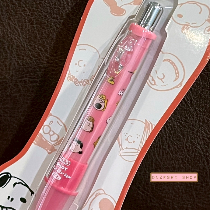 ดินสอกดเขย่าไส้ Dr.Grip PlayBorder ลาย Peanuts - Snoopy WOW! The Emotions หัว 0.5