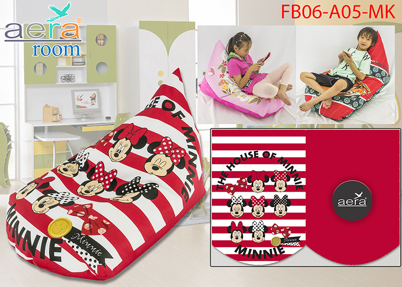 เบาะบีนแบ๊ค เปลี่ยนปลอกได้ Mickey Mouse
