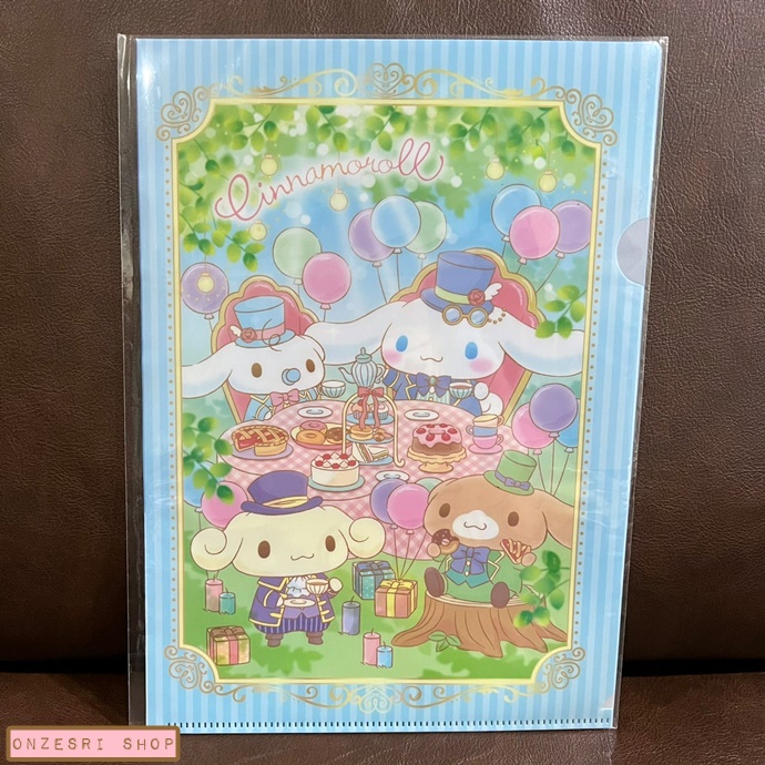 แฟ้ม A4 ลาย Cinnamoroll Tea Time (Japan Limited)