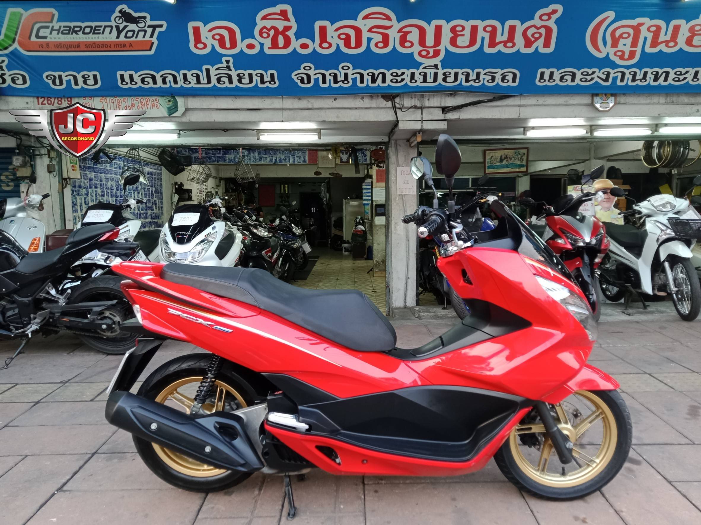 เข้าใหม่สวยเด็ดเจ็ดย่านน้ำ #HONDA #PCX150 LED จดทะเบียนปี 2017แท้