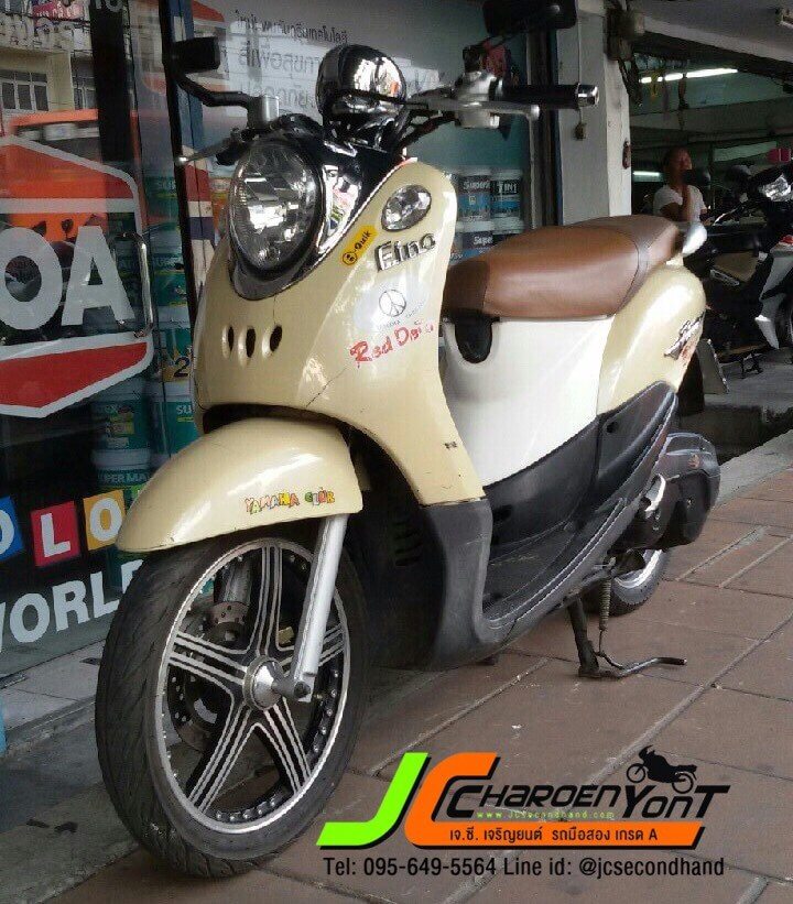 YAMAHA FINO ปี50 (ตามสภาพ) รถลูกค้ามาเทิร์นค่ะ รถคันนี้วิ่งดีเลยนะคะ สตาร์ททีเดียวติด ขี่ได้เลย