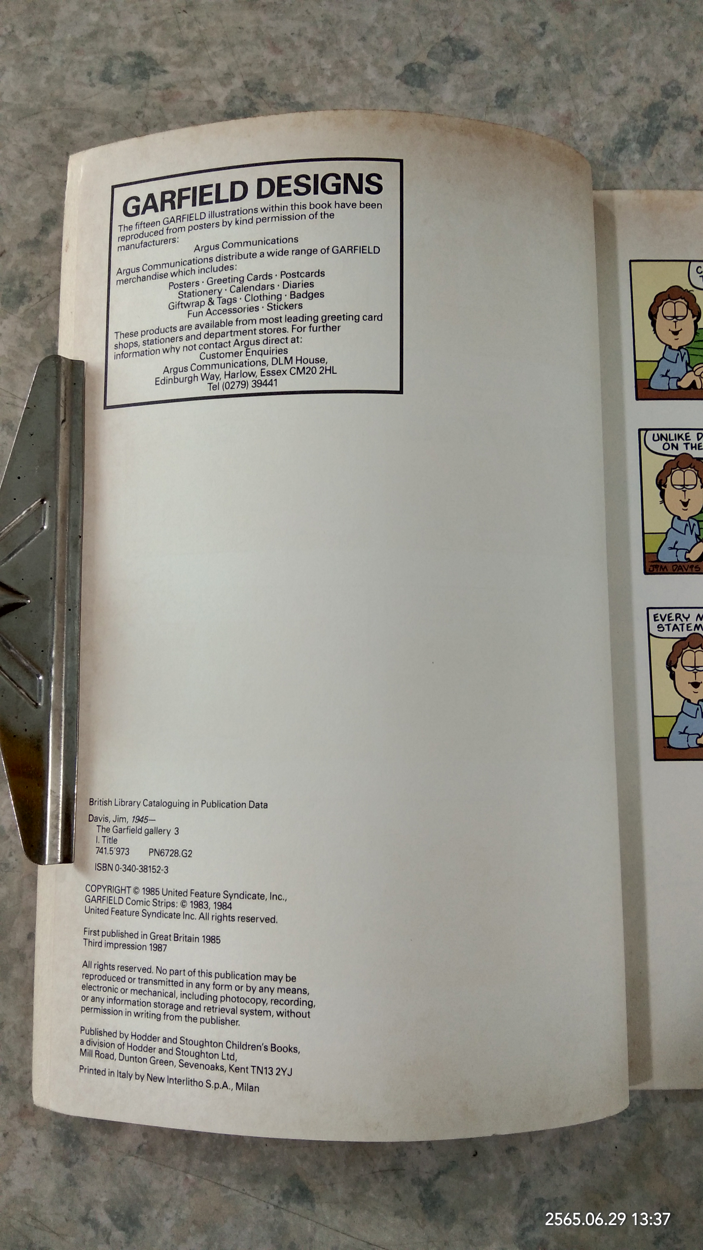 the Garfield Gallery 23/ JiM DAViS