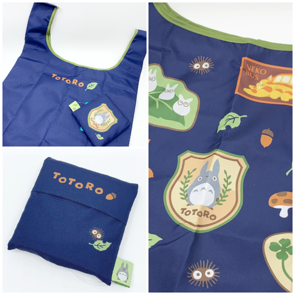 กระเป๋า Studio Ghibli Shopping Bag (M) ลาย My Neighbor Totoro พับได้ พกพาสะดวก ขนาด 63.5 x 40 x 20 ซม.
