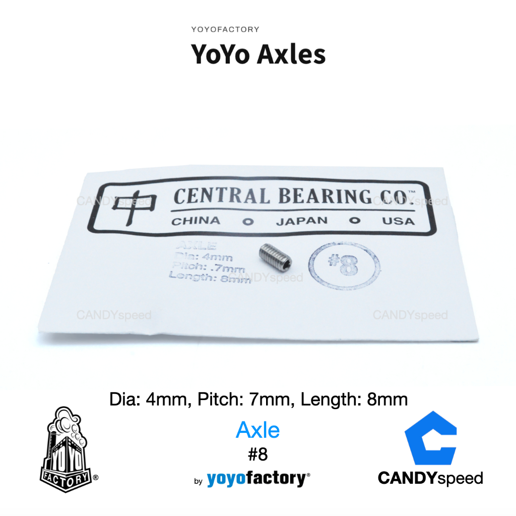 yoyo โยโย่ yoyofactory Yoyo Axles แกนโยโย่ Axle เพลาโยโย่ | by CANDYspeed