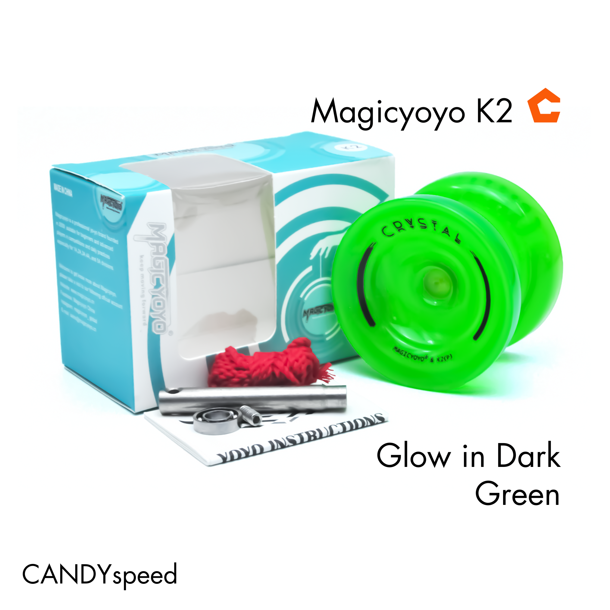 Yoyo โยโย่ MagicYoyo K2 | Magic Yoyo K2(p) CRYSTAL | by CANDYspeed