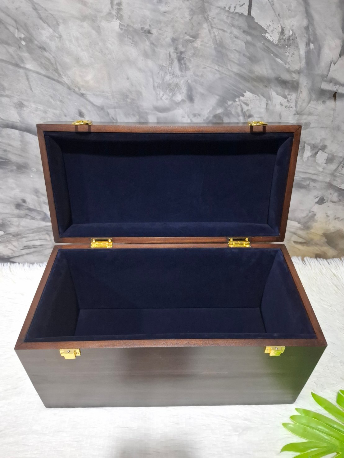 กล่องไม้สนแบบฝาล็อค