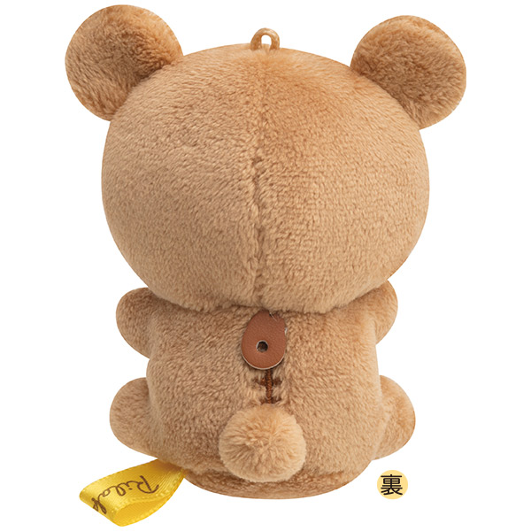 ตุ๊กตาเล็ก San-X แบบ Rilakkuma (Rilakkuma) ด้านบนมีที่ห้อย เอาโซ่หรือพวงกุญแจมาคล้องได้ ตรงตัวมีเม็ดถ่วงด้านใน ขนาด 7 x 6 x 3.5 ซม.