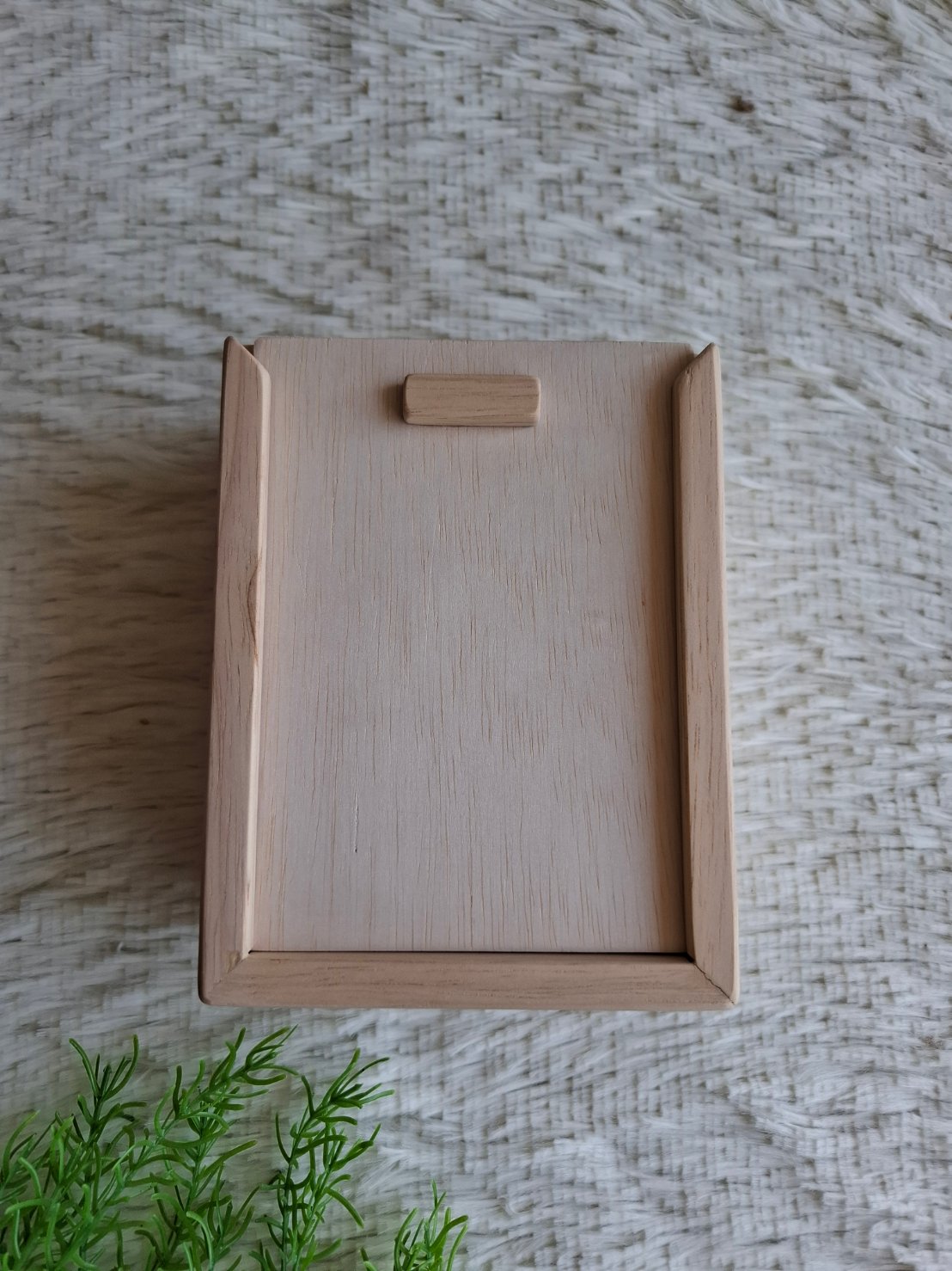 กล่องไม้ยางพาราฝาสไลด์