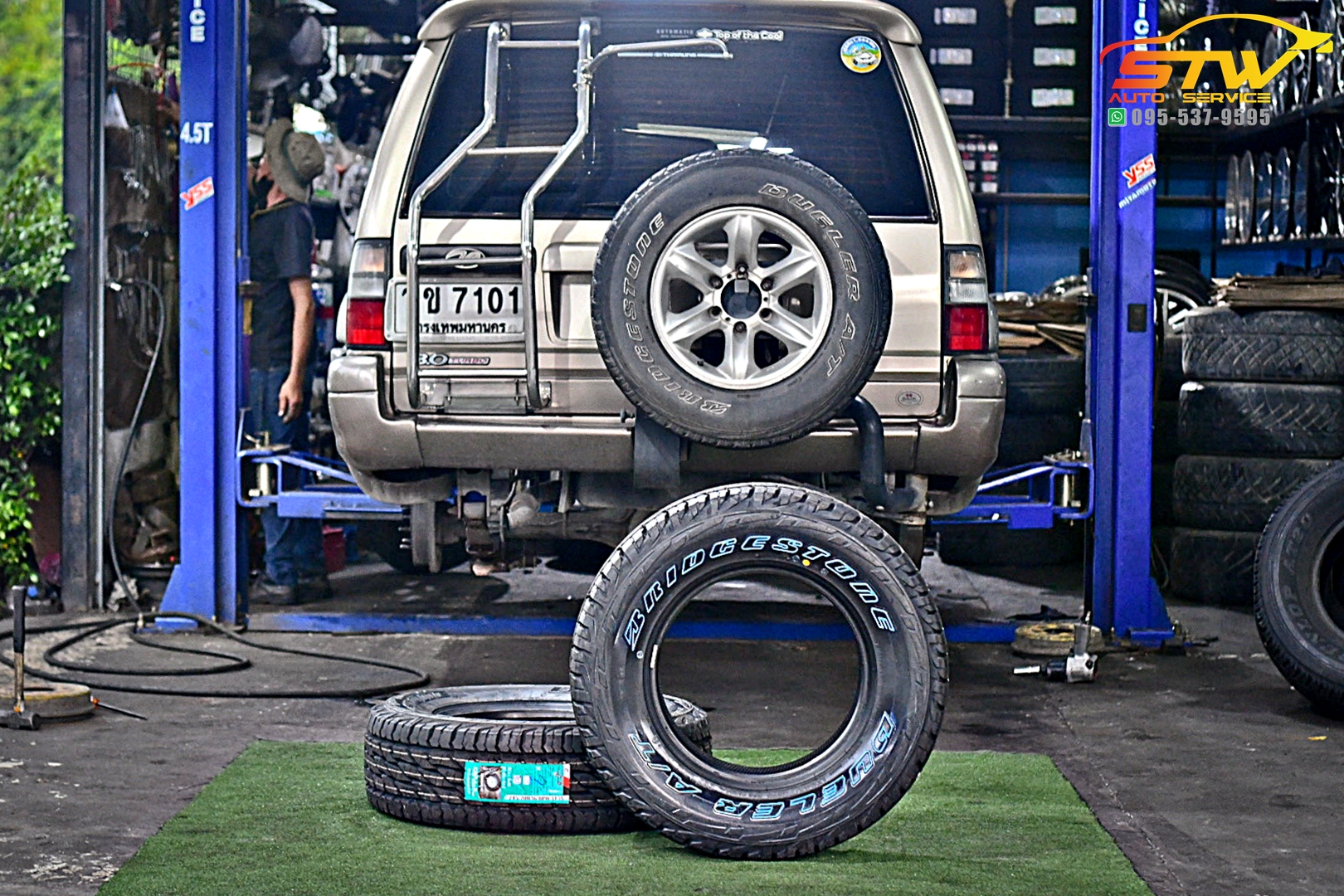 ยางใหม่ BRIDGESTONE DUELER AT697 245/70R16 8PR 113S
