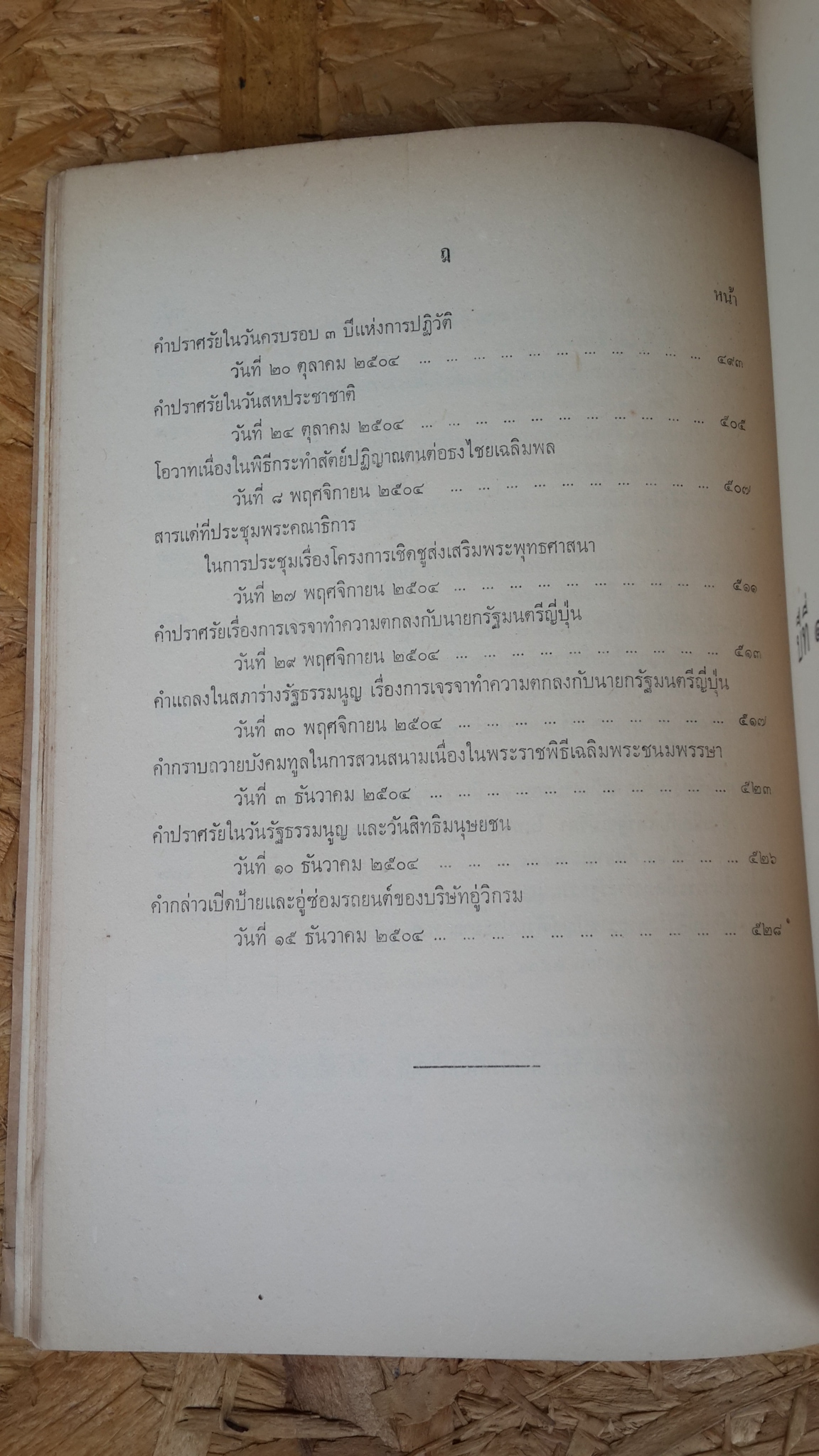ประมวลสุนทรพจน์ พ.ศ.๒๕๐๒-๒๕๐๔ เล่ม๑ : อนุสรณ์ในงานพระราชทานเพลิงศพ จอมพล สฤษดิ์ ธนะรัชต์ (มีตราห้องสมุด) คณะรัฐมนตรี