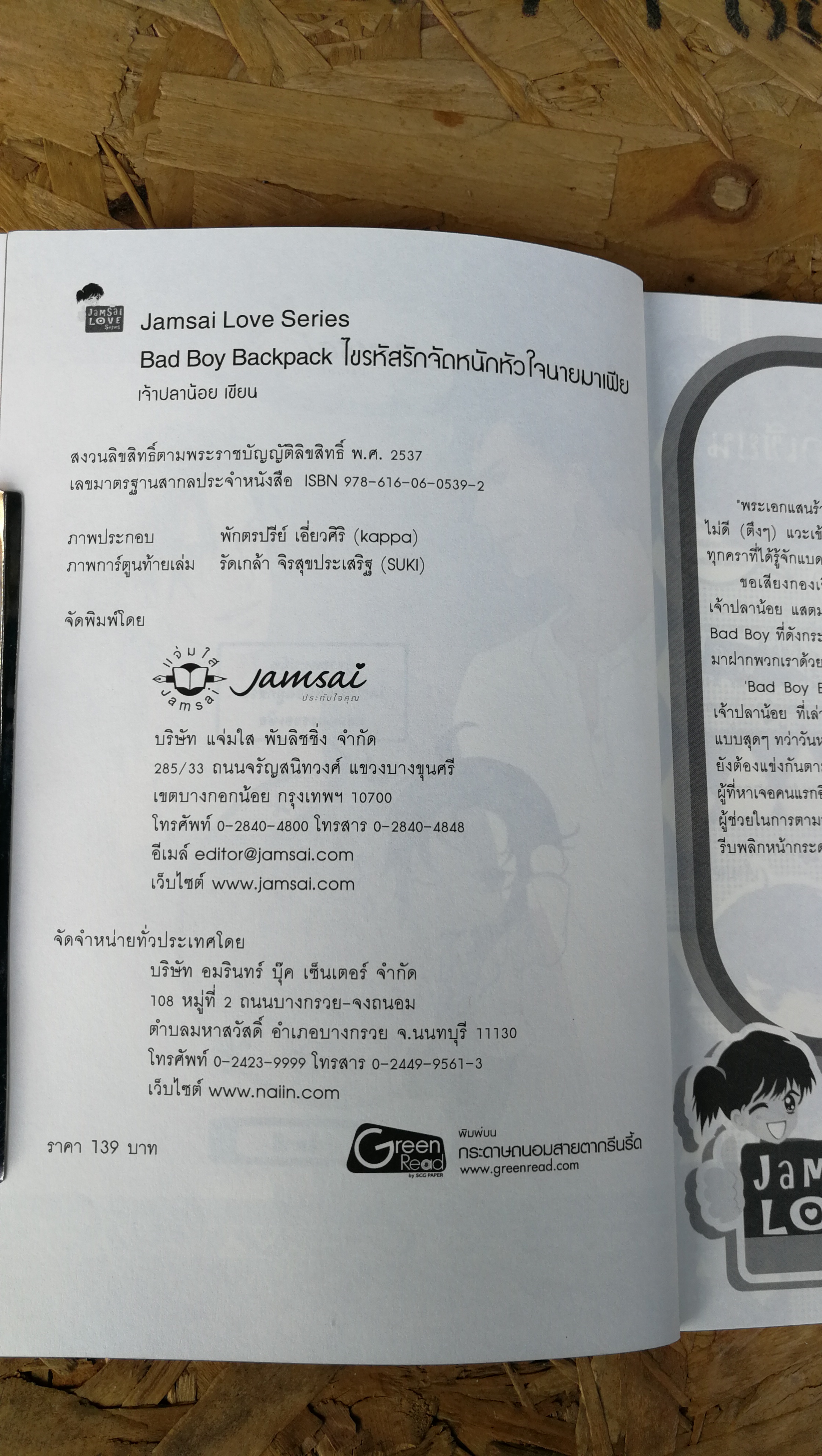 Bad Boy Backpack ไขรหัสรักจัดหนักหัวใจนายมาเฟีย / เจ้าปลาน้อย