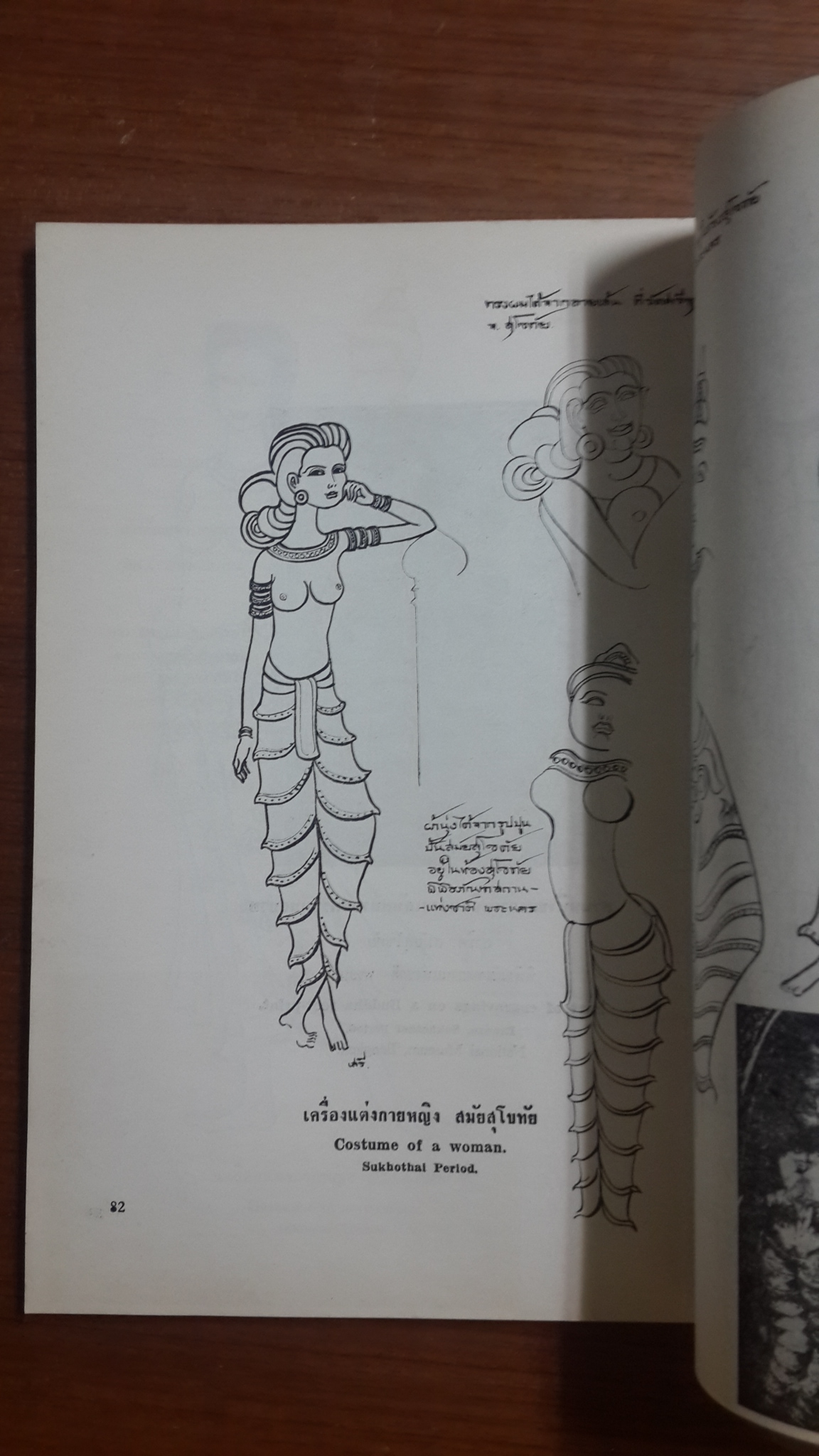 สมุดภาพแสดงเครื่องแต่งกายตามสมัยประวัติศาสตร์และโบราณคดี / อนุสรณ์งานพระราชทานเพลิงศพ รองอำมาตย์ตรี ขุนผดุงประศาสน์