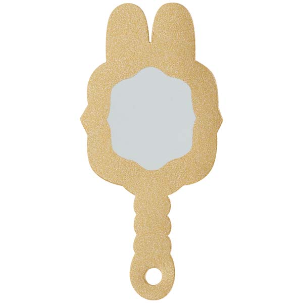 กล่องสมบัติเล็ก Sumikko Gurashi Rabbit's Mysterious Charm & Mirror มาพร้อมกระจก (เทียม) ให้ตุ๊กตาถือ ใส่ตุ๊กตาไซส์ SS ลงไปได้ ขนาด 5.5 x 8.5 x 6.5 ซม.