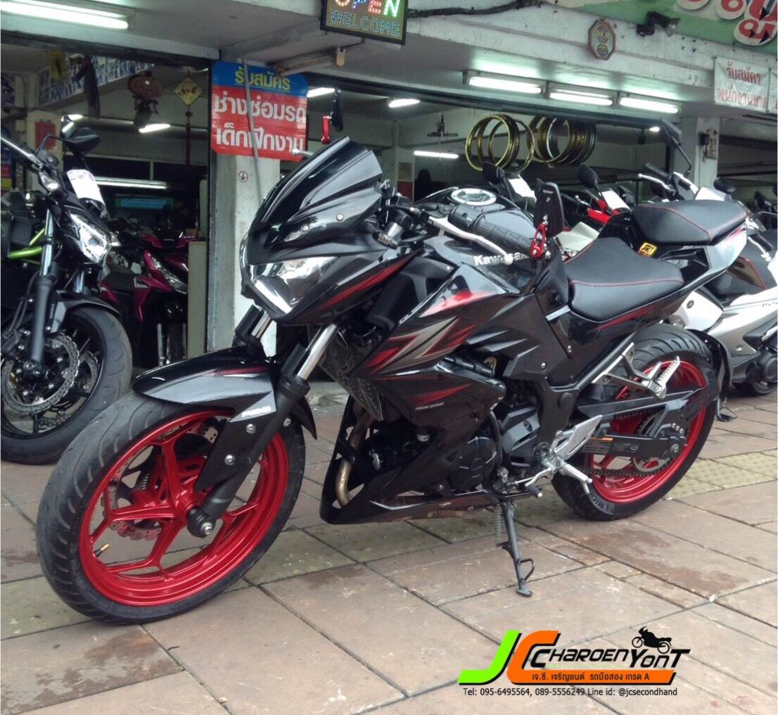 “มันก็จะดุๆหน่อย” รถบ้านมือเดียว Kawasaki Z300~Abs~จดปี 2016