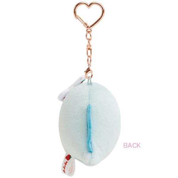 พวงกุญแจตุ๊กตา Sumikko Gurashi x Sakuma Strawberry Milk Candy ตรงห่วงเป็นรูปหัวใจ มี 3 แบบให้เลือก