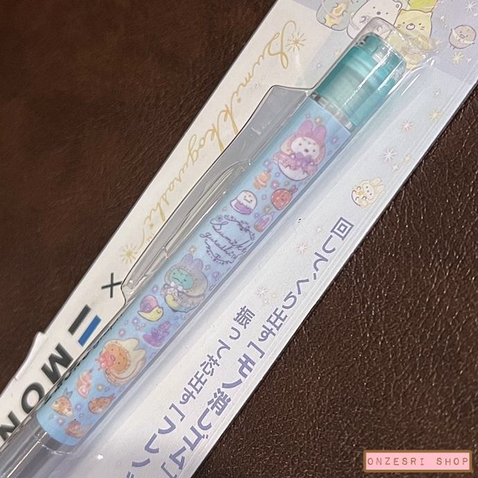 ดินสอกดเขย่าไส้ Tombow MONO graph ลาย Sumikko Gurashi Rabbit's Mysterious Charm สีฟ้า