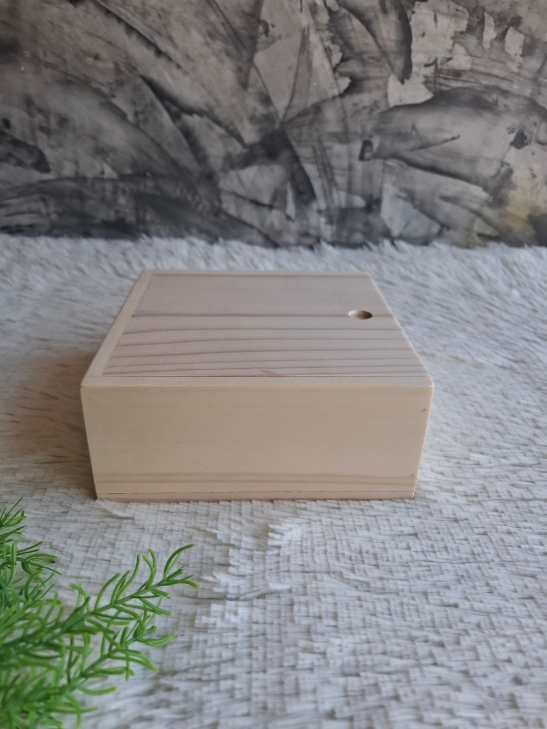 กล่องไม้สนฝาสไลด์