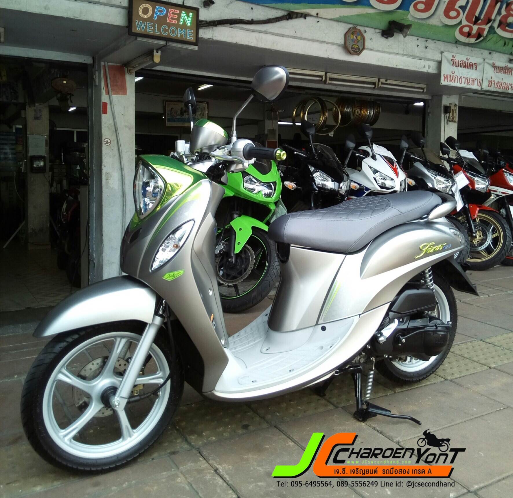 "ใหม่กว่านี้ต้องป้ายแดงแล้ว" YAMAHA FINO125 DELUXE จด 04/61 ~รถ2เดือน5ร้อยโลแท้~ รถบ้านมือเดียวสภาพน้องป้ายแดง มาพร้อมระบบ Stop & Start ดับ-ติดอัตโนมัติ สภาพเครื่อง 99% แทบไม่ได้ใช้งาน ประวัติดีชุดสีสวยกริ๊บ