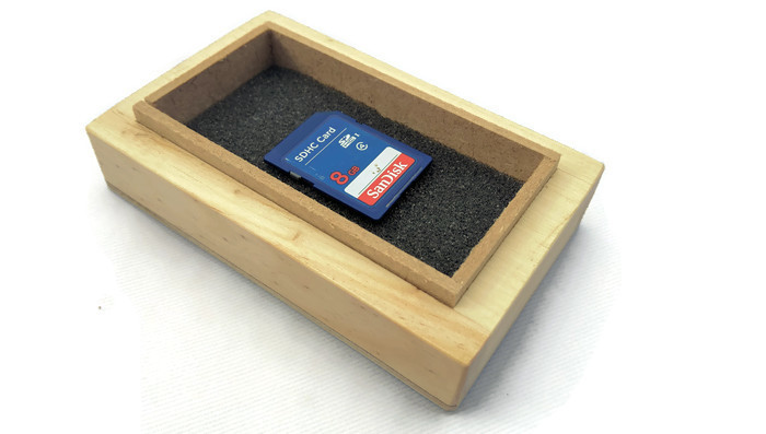 กล่องไม้สนขนาด 6X10x3.5CM