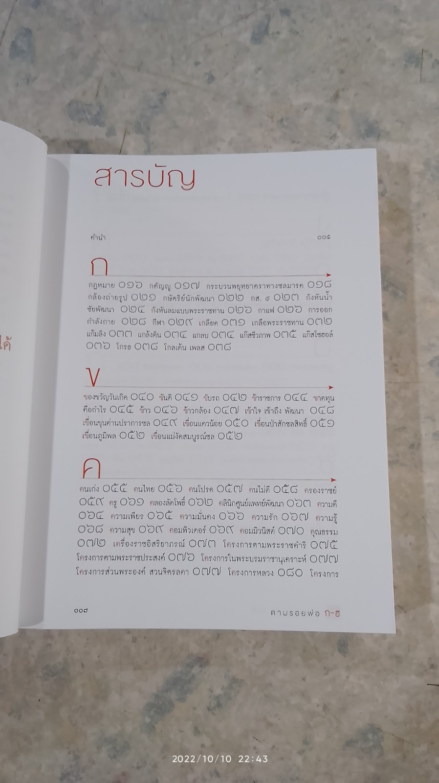 ตามรอยพ่อ ก-ฮ / สารคดี