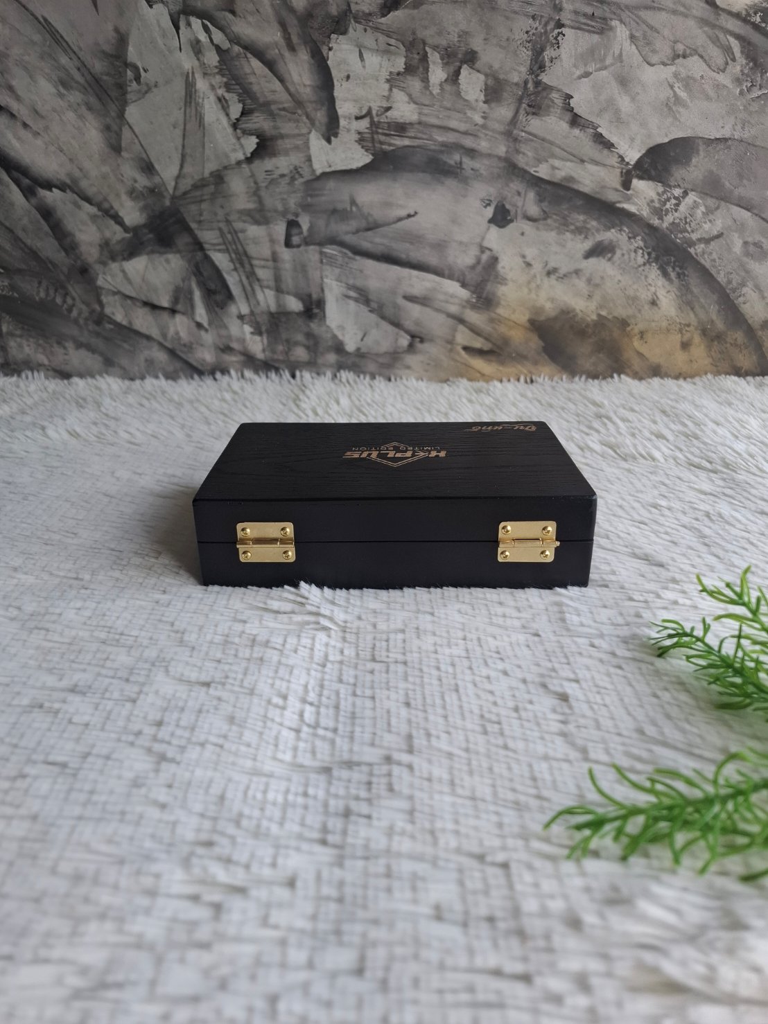 กล่องไม้ใส่น้ำยาไก่ซน