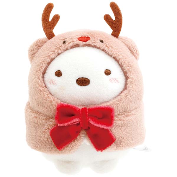 ตุ๊กตาตัวเล็ก Sumikko Gurashi Home Christmas ไซส์ SS มีห่วงไว้ห้อยสายคล้องหรือพวงกุญแจด้านบนได้ มี 4 แบบให้เลือก