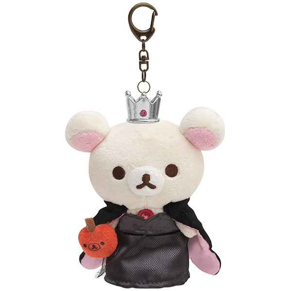 พวงกุญแจตุ๊กตา Rilakkuma's Fairy Tales แบบ Korilakkuma ชุดราชินี ขนาด 11 x 9.5 x 7 ซม.