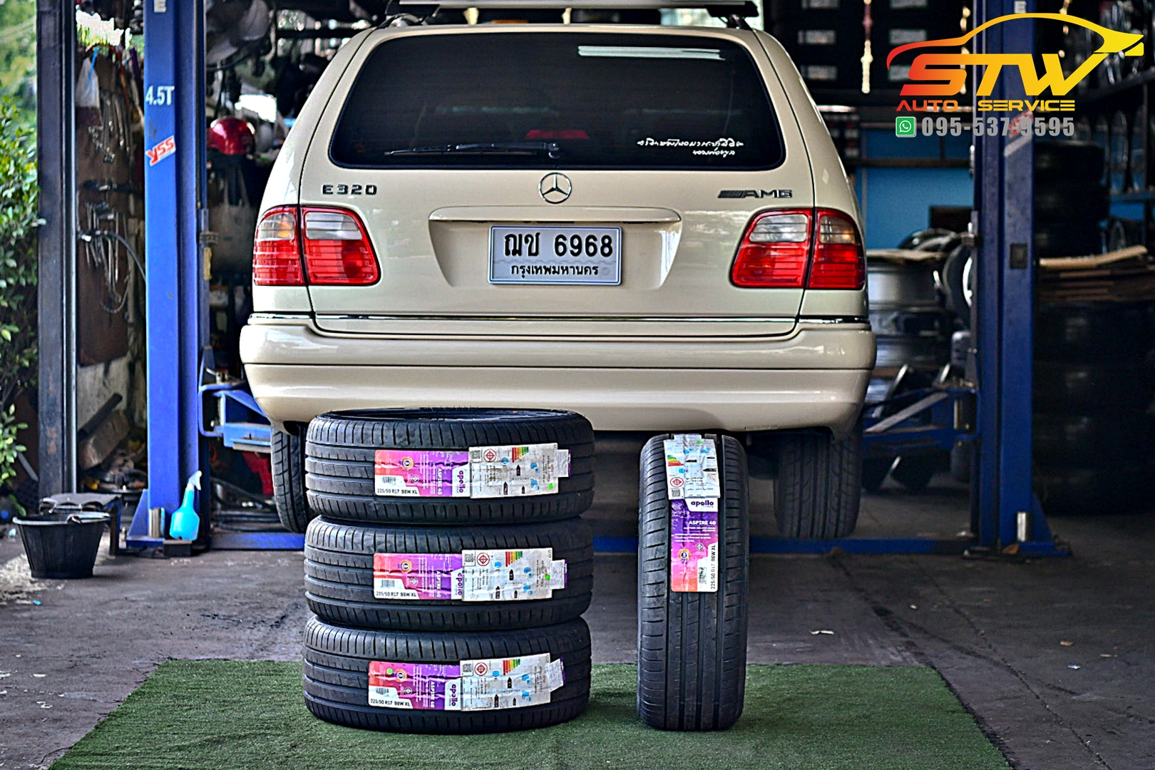 ยางใหม่ APOLLO Aspire 4G 225/50R17 98W