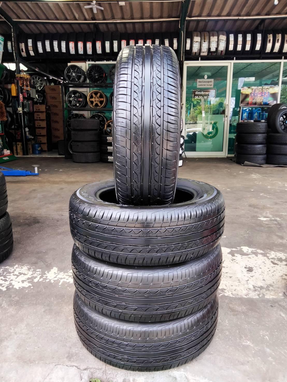 ยางมือสอง Maxxis MA-P3 195/60R15 ปี18 4เส้น