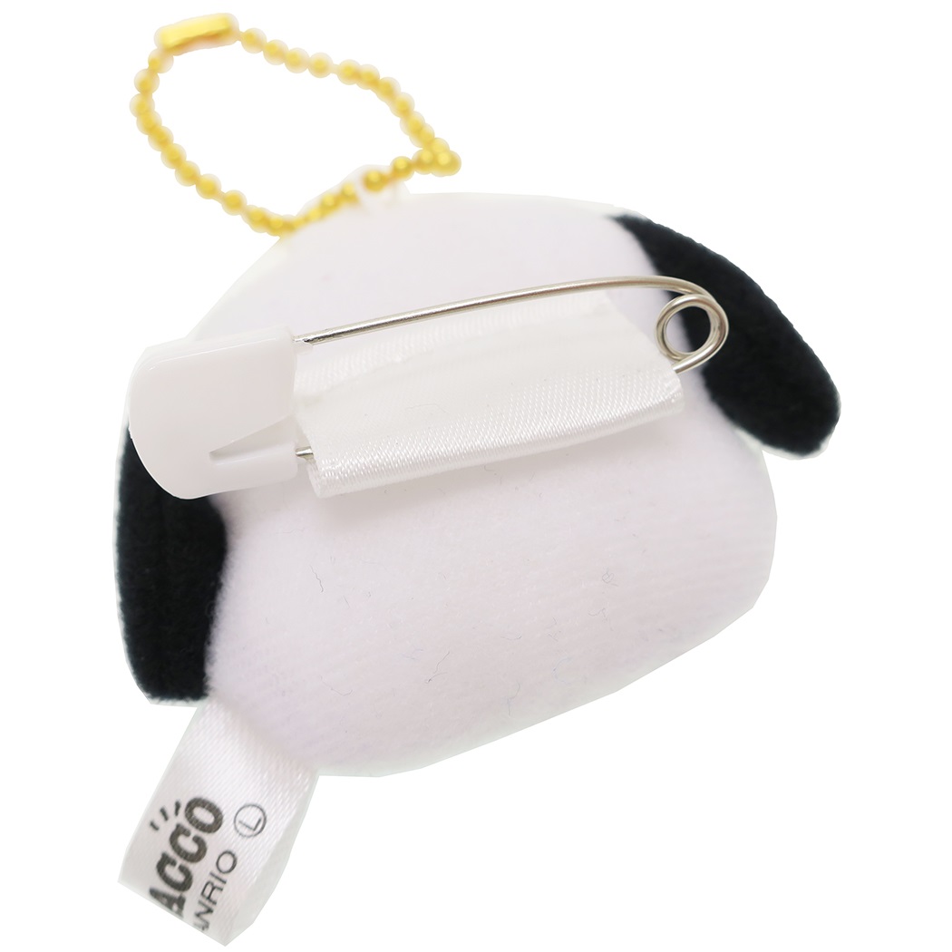 พวงกุญแจ Sanrio ลาย Pochacco เป็นเข็มกลัดด้วยในตัว ขนาด 6 x 5 x 2.5 ซม.