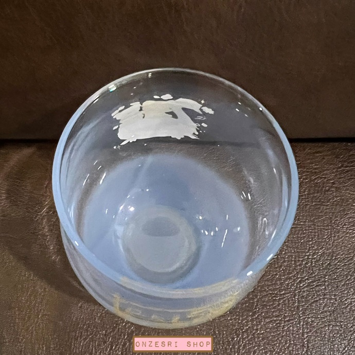 แก้วน้ำ Rilakkuma: Swan and Gold Flower แบบสีฟ้า เส้นผ่านศูนย์กลาง 7 ซม. สูง 9 ซม.