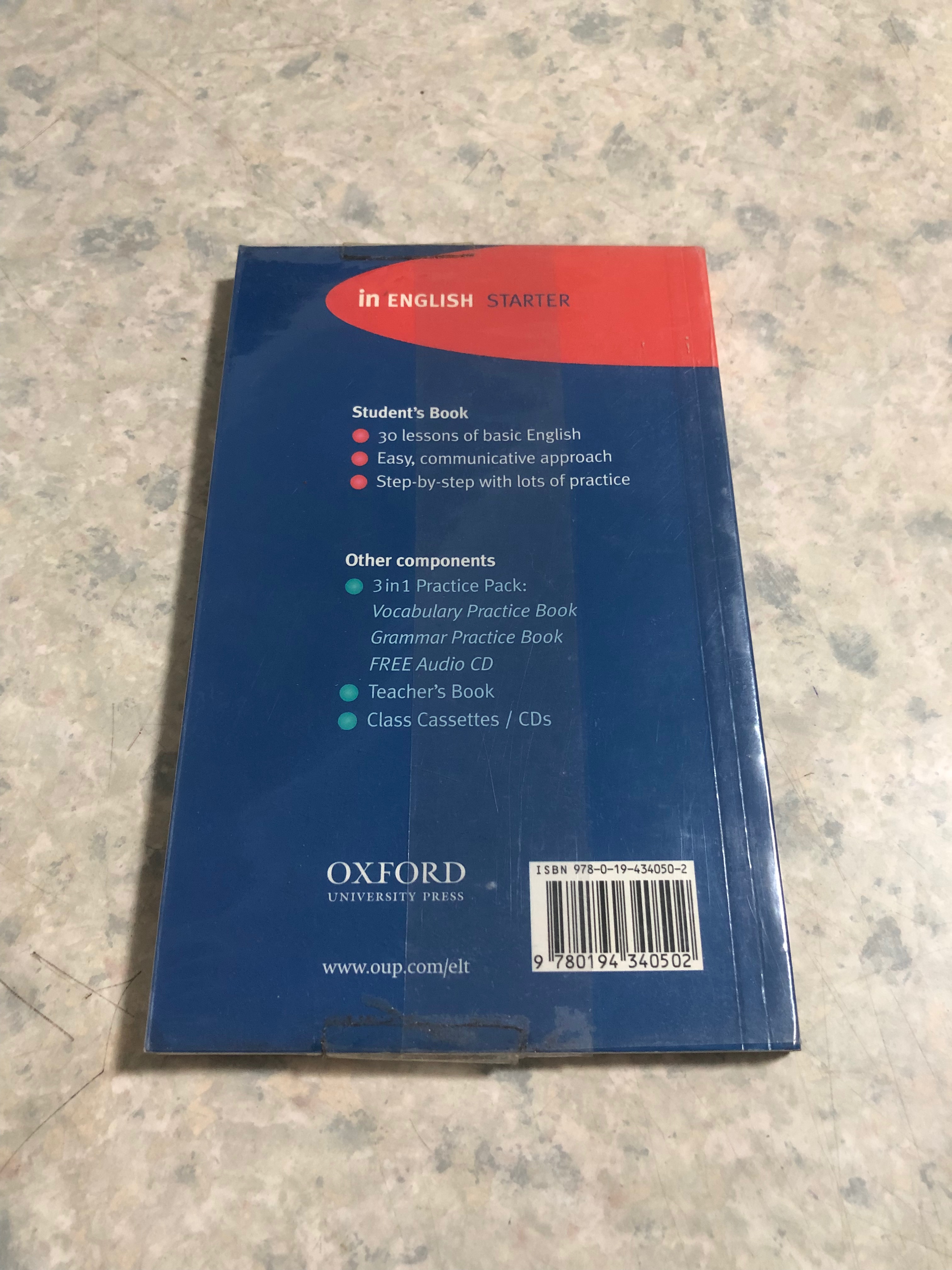 IN ENGLISH – STARTER STUDENT'S BOOK VINEY