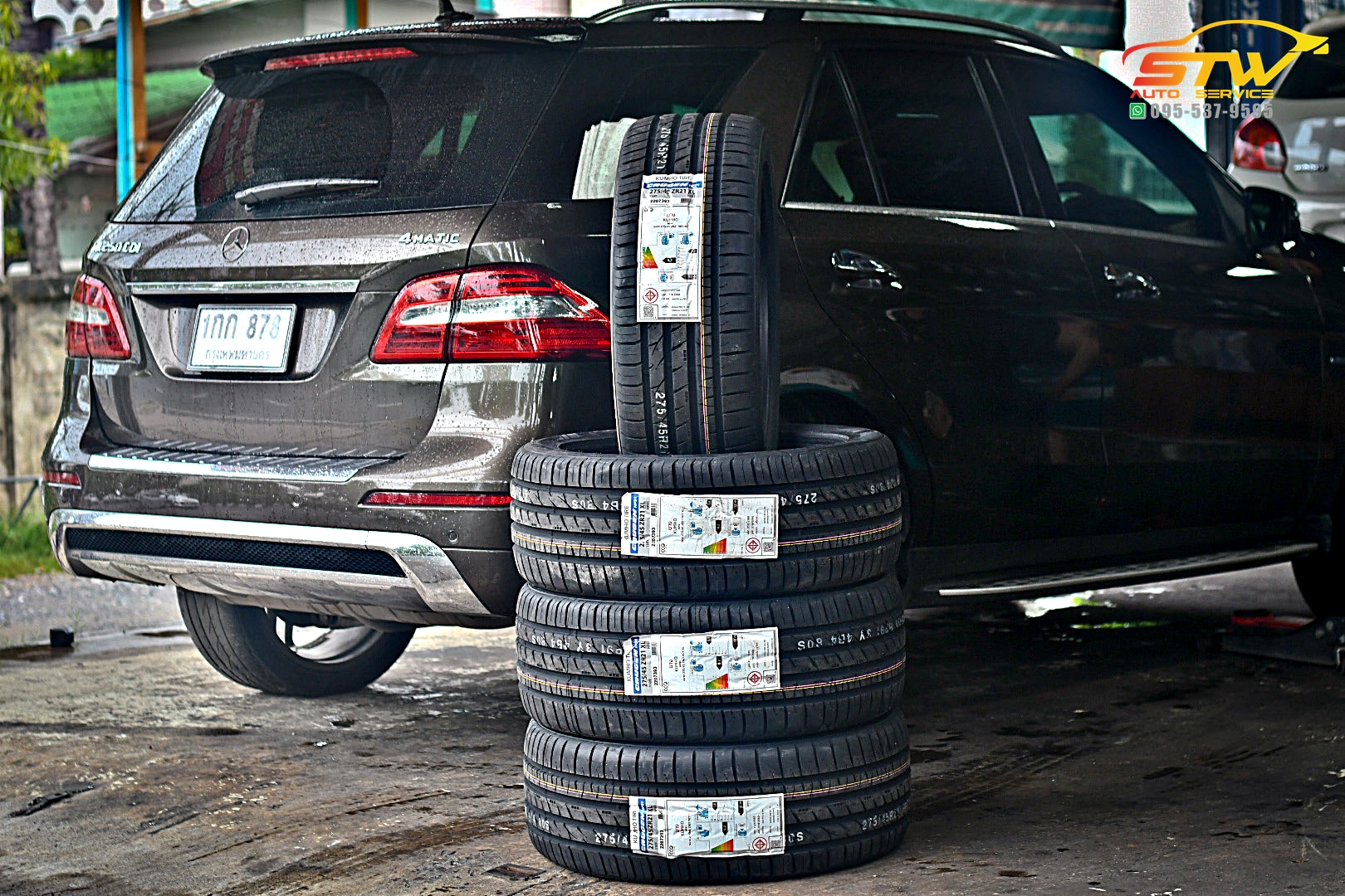 ยางใหม่ KUMHO CRUGEN PREMIUM HP91 275/45R21 110Y