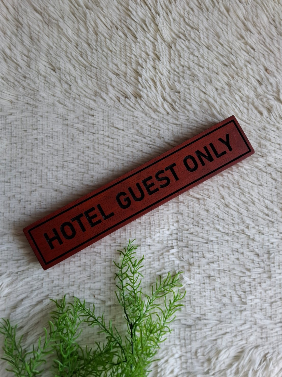 ป้ายไม้ตั้งโต๊ะ